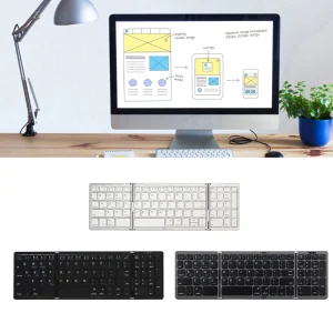 Bluetooth Keyboard Triple Fold Multiple Device Connection